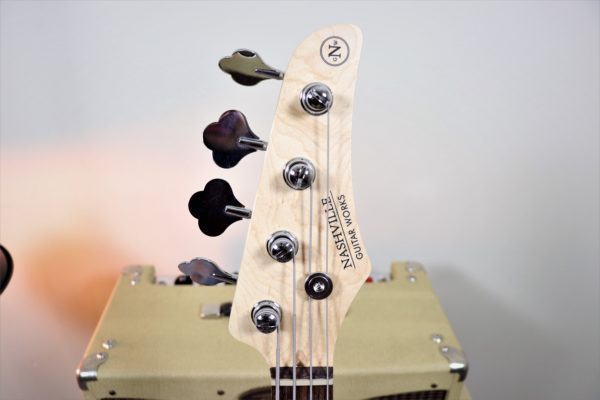 Nashville Guitar Works – 210SB – P-Bass Style – Sunburst – W/ Gig Bag - Image 7