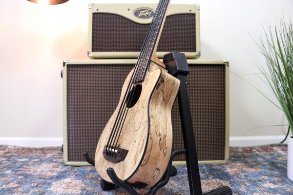 Kala - U-Bass - Spalted Maple - Acoustic-Electric - Natural - Never Owned - Image 5