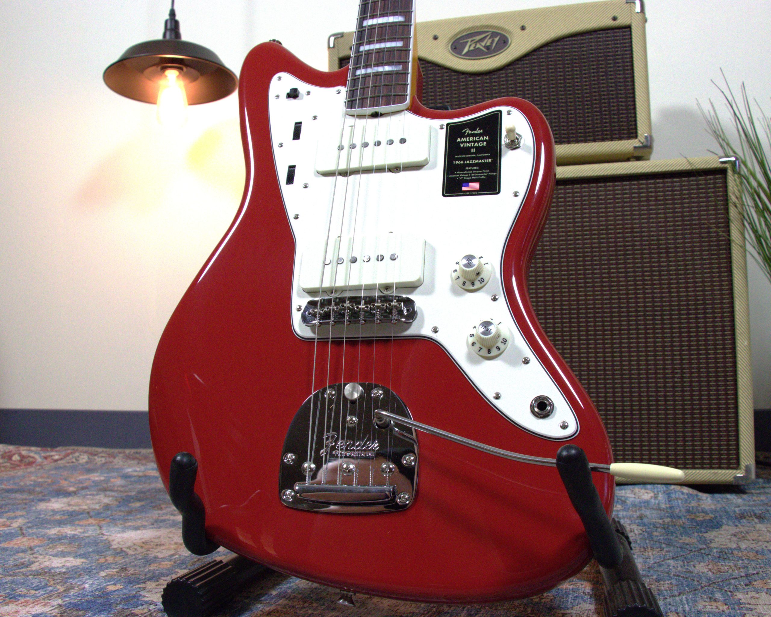 Fender – American Vintage II – Jazzmaster – Dakota Red – w/ Flight 