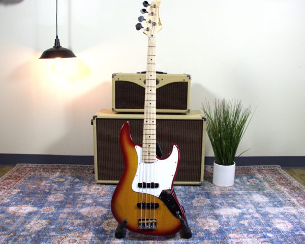 Greco - Jazz Bass - Supreme Sound Buster - Cherry Burst - w/Gigbag