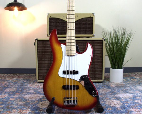 Greco - Jazz Bass - Supreme Sound Buster - Cherry Burst - w/Gigbag - Image 3