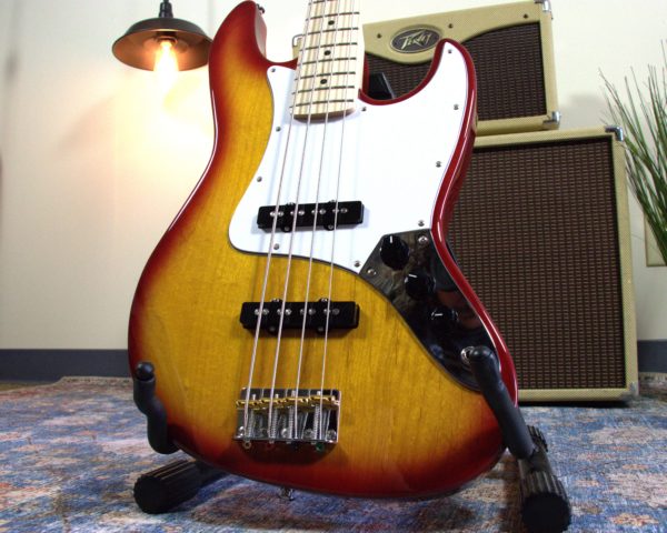 Greco - Jazz Bass - Supreme Sound Buster - Cherry Burst - w/Gigbag - Image 4
