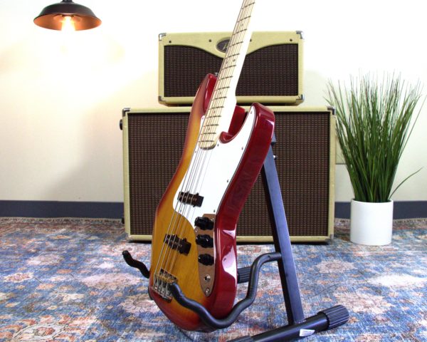 Greco - Jazz Bass - Supreme Sound Buster - Cherry Burst - w/Gigbag - Image 6
