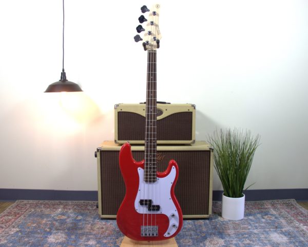 Nashville Guitars Works – 210RD - Precision Bass – Red – Brand New – w/Gigbag - Image 2